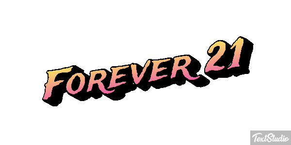 Forever 21 Effetto testo