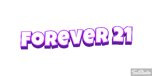 Forever 21 Effetto testo