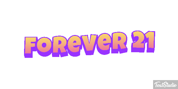 Forever 21 Effetto testo
