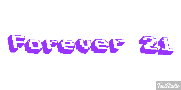 Forever 21 Effetto testo