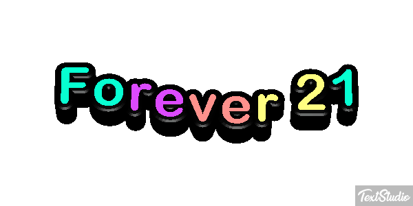 Forever 21 Effetto testo