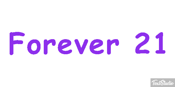 Forever 21 Effetto testo