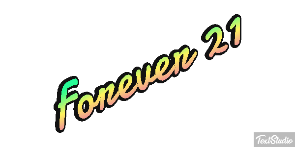 Forever 21 Effetto testo