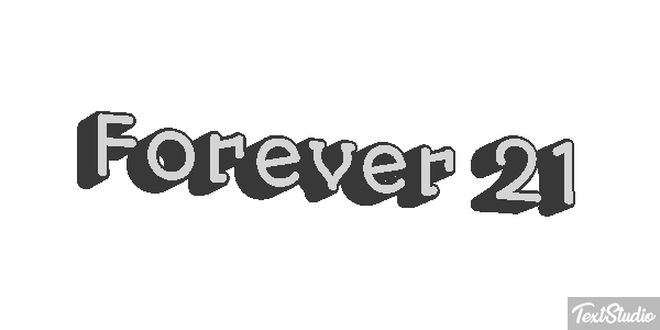 Forever 21 Effetto testo
