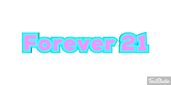 Forever 21 Effetto testo
