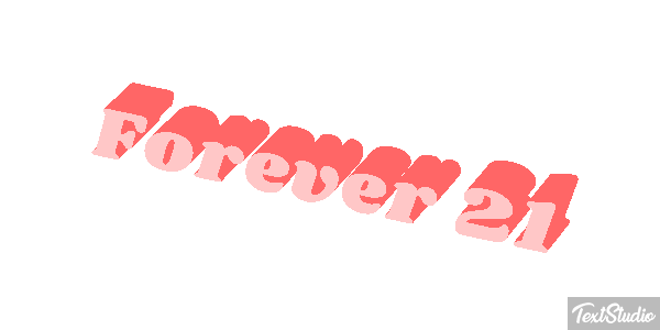 Forever 21 Effetto testo