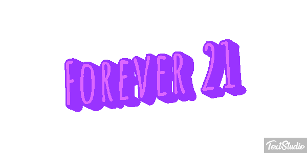 Forever 21 Effetto testo