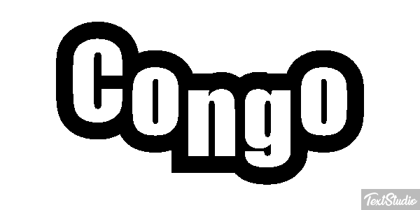 Congo Efecto de texto