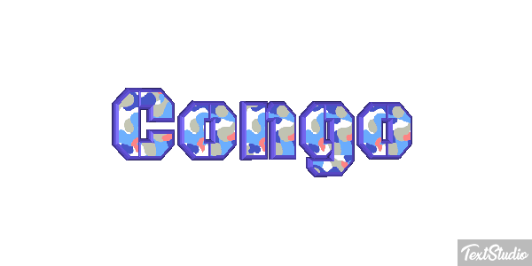 Congo Efecto de texto