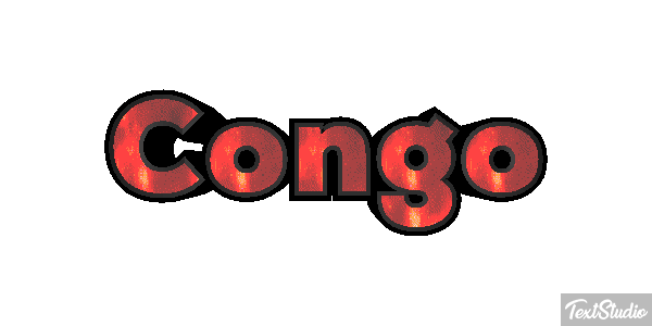 Congo Efecto de texto