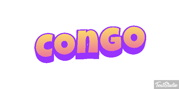 Congo Efecto de texto