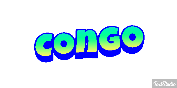 Congo Efecto de texto