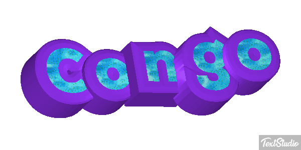 Congo Efecto de texto