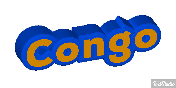 Congo Efecto de texto