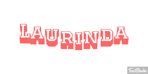 Laurinda Text effect
