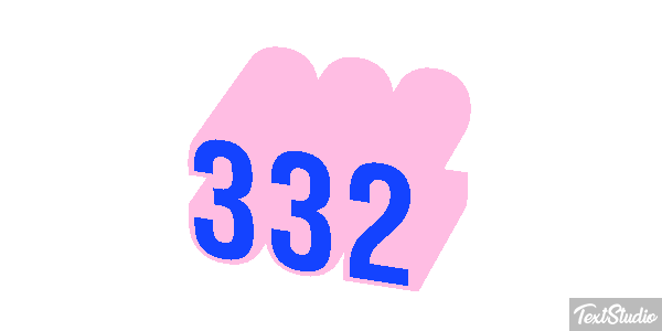 332 Text effect