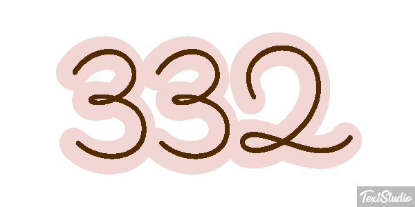 332 Text effect