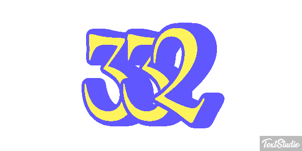 332 Text effect