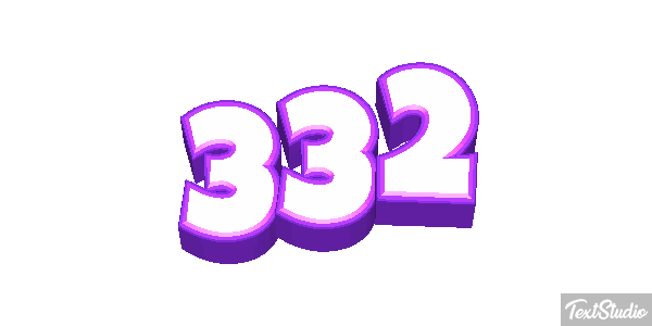 332 Text effect