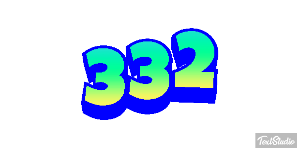 332 Text effect