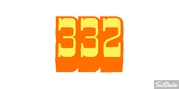 332 Text effect