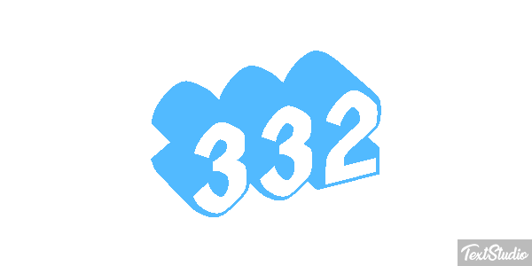 332 Text effect