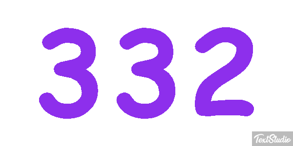 332 Text effect