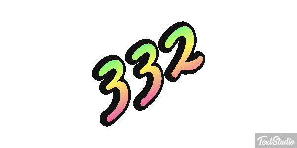 332 Text effect