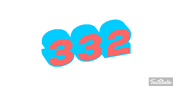 332 Text effect