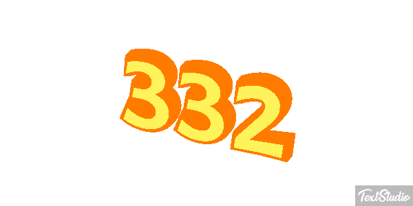 332 Text effect