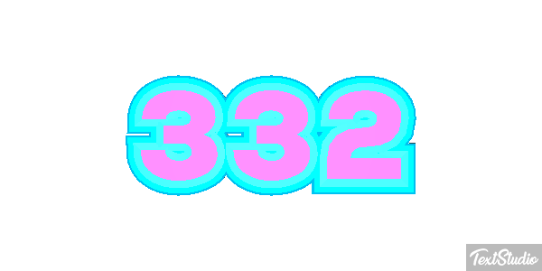 332 Text effect