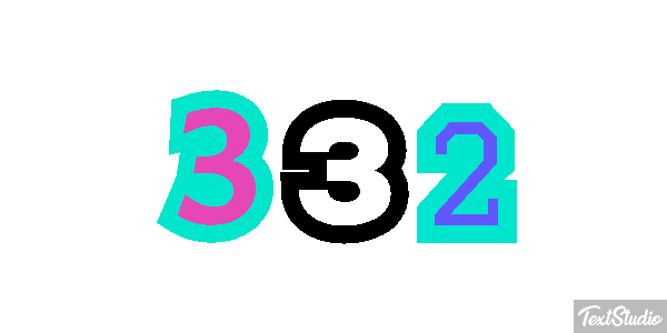 332 Text effect