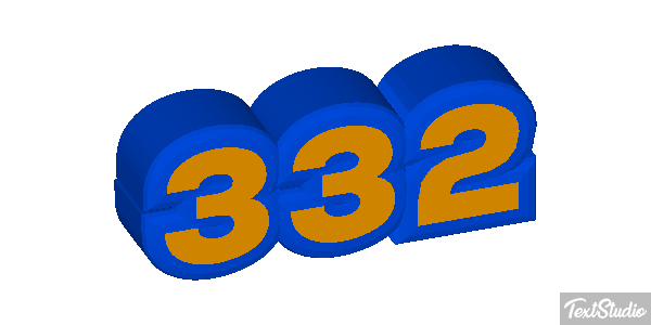 332 Text effect