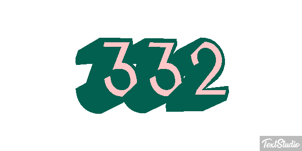 332 Text effect