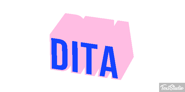Dita Effet de texte