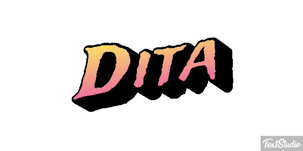 Dita Effet de texte