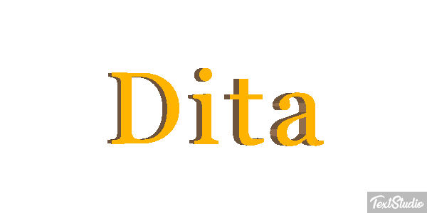 Dita Effet de texte