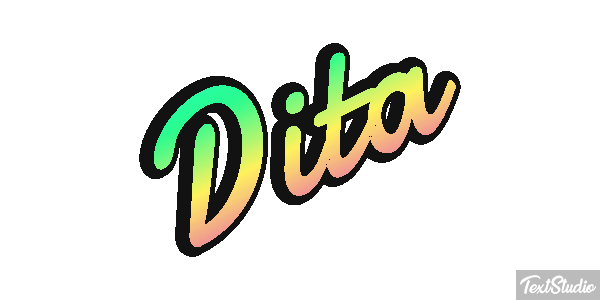 Dita Effet de texte