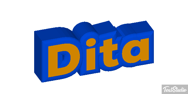 Dita Effet de texte