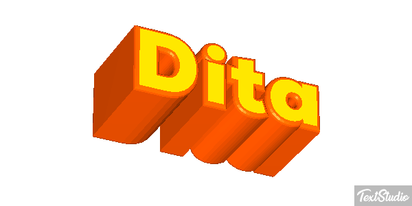 Dita Effet de texte