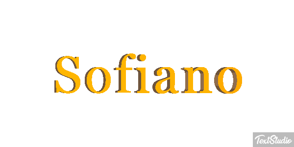 Sofiano Effetto testo