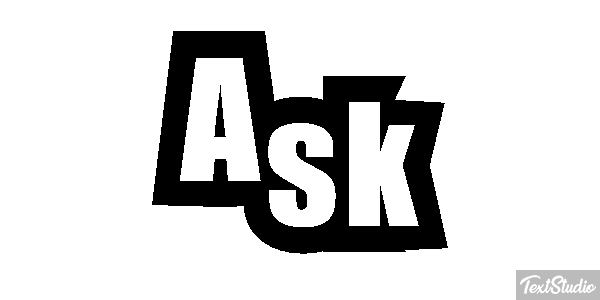 Ask Text effect
