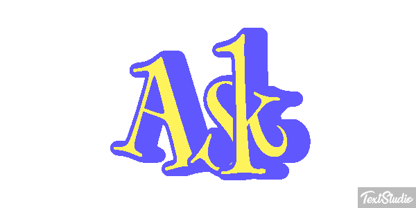 Ask Text effect