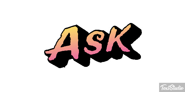 Ask Text effect