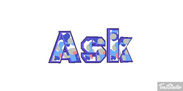 Ask Text effect