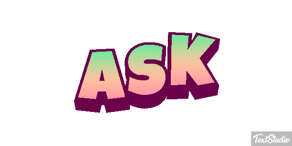 Ask Text effect