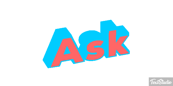 Ask Text effect