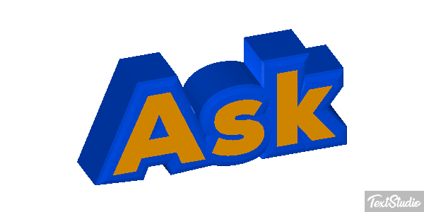 Ask Text effect