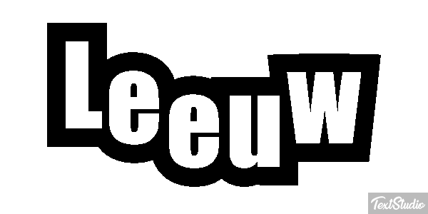 Leeuw Tekst effect