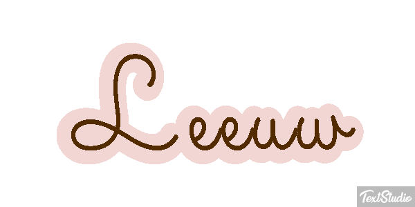 Leeuw Tekst effect